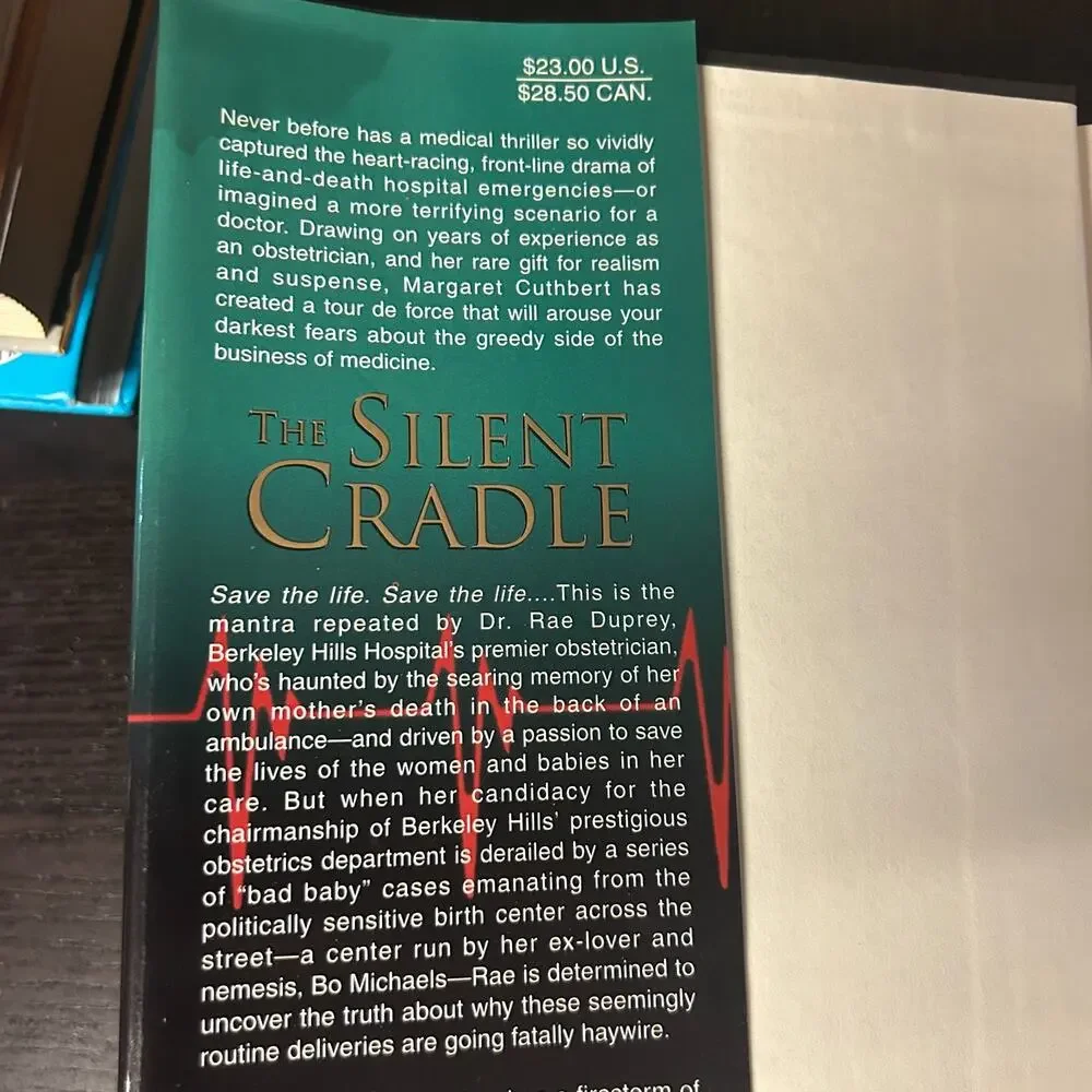 Silent Cradle by Margaret Cuthbert (1998, Hardcover)